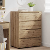 Produktbild för Förvaringsskåp Artisan Ek 80 x 48 x 105 cm Konstruerat trä