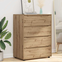 Produktbild för Förvaringsskåp Artisan Ek 80 x 48 x 105 cm Konstruerat trä