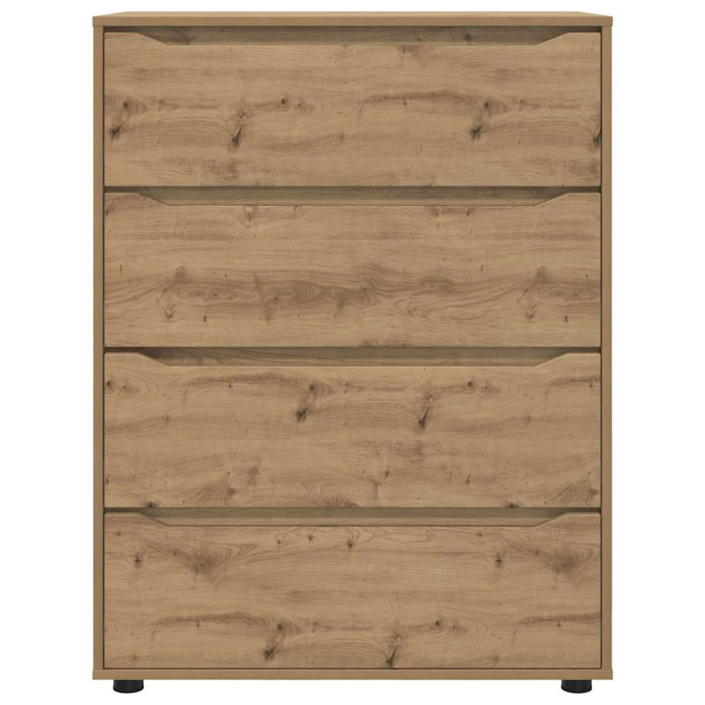 Produktbild för Förvaringsskåp Artisan Ek 80 x 48 x 105 cm Konstruerat trä