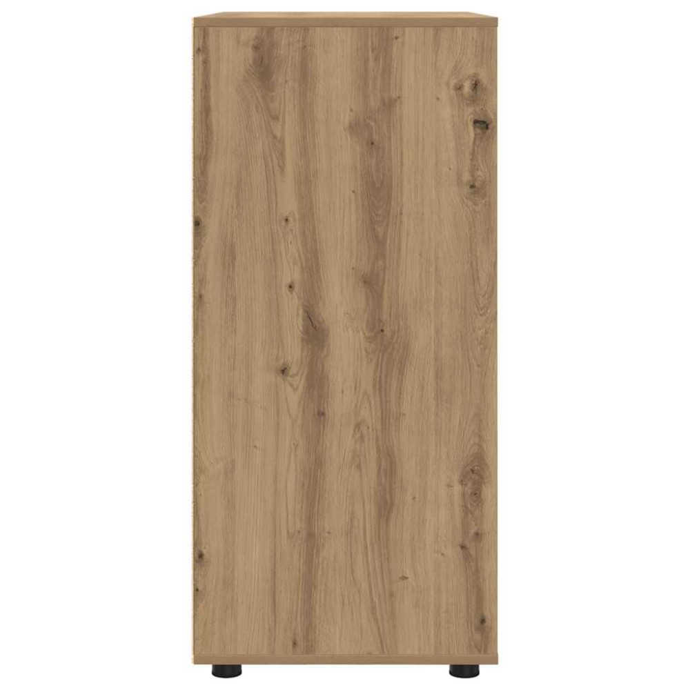 Produktbild för Förvaringsskåp Artisan Ek 80 x 48 x 105 cm Konstruerat trä