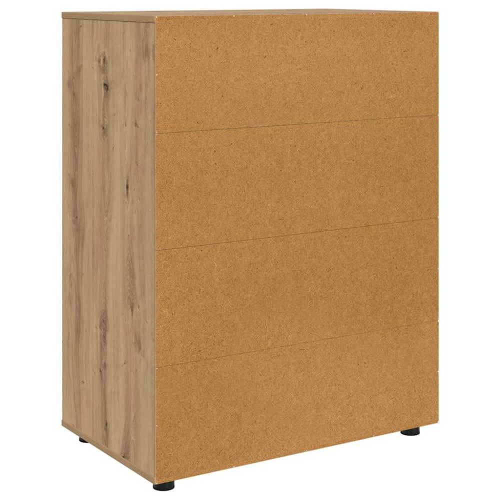 Produktbild för Förvaringsskåp Artisan Ek 80 x 48 x 105 cm Konstruerat trä