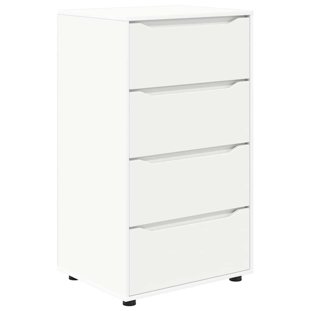 Produktbild för Förvaringsskåp Vit 60 x 48 x 105 cm Konstruerat trä