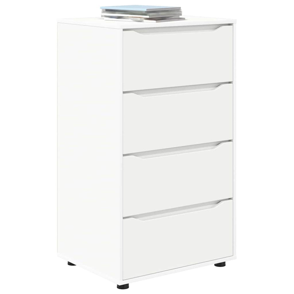 Produktbild för Förvaringsskåp Vit 60 x 48 x 105 cm Konstruerat trä