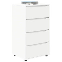 Produktbild för Förvaringsskåp Vit 60 x 48 x 105 cm Konstruerat trä