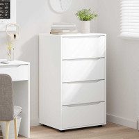 Produktbild för Förvaringsskåp Vit 60 x 48 x 105 cm Konstruerat trä