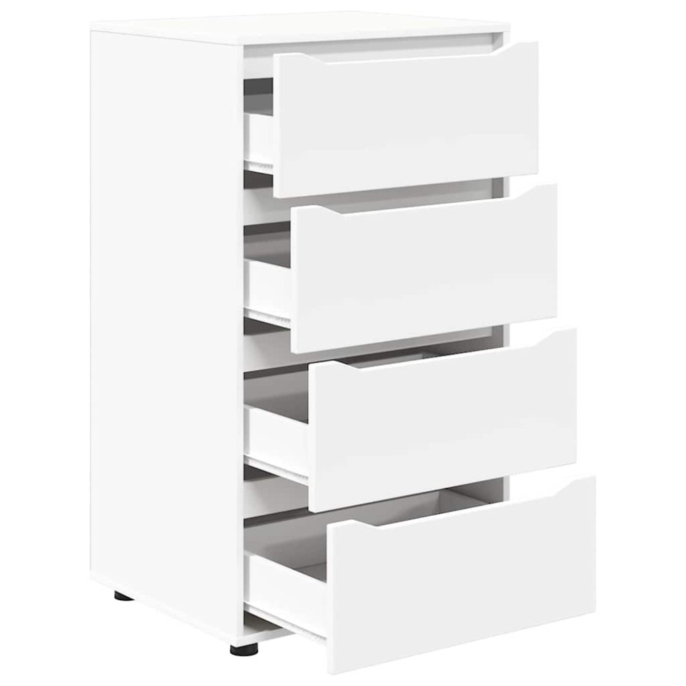 Produktbild för Förvaringsskåp Vit 60 x 48 x 105 cm Konstruerat trä