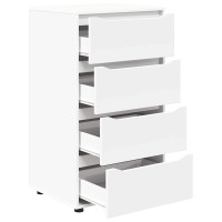 Produktbild för Förvaringsskåp Vit 60 x 48 x 105 cm Konstruerat trä