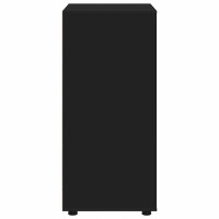 Produktbild för Förvaringsskåp Svart 60 x 48 x 105 cm Konstruerat trä