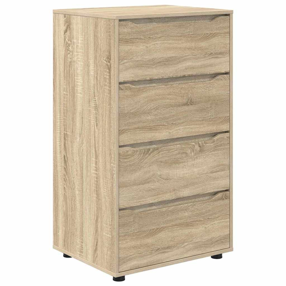 Produktbild för Förvaringsskåp Sonoma-ek 60 x 48 x 105 cm Konstruerat trä