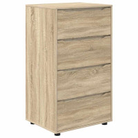 Produktbild för Förvaringsskåp Sonoma-ek 60 x 48 x 105 cm Konstruerat trä