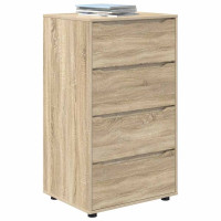 Produktbild för Förvaringsskåp Sonoma-ek 60 x 48 x 105 cm Konstruerat trä