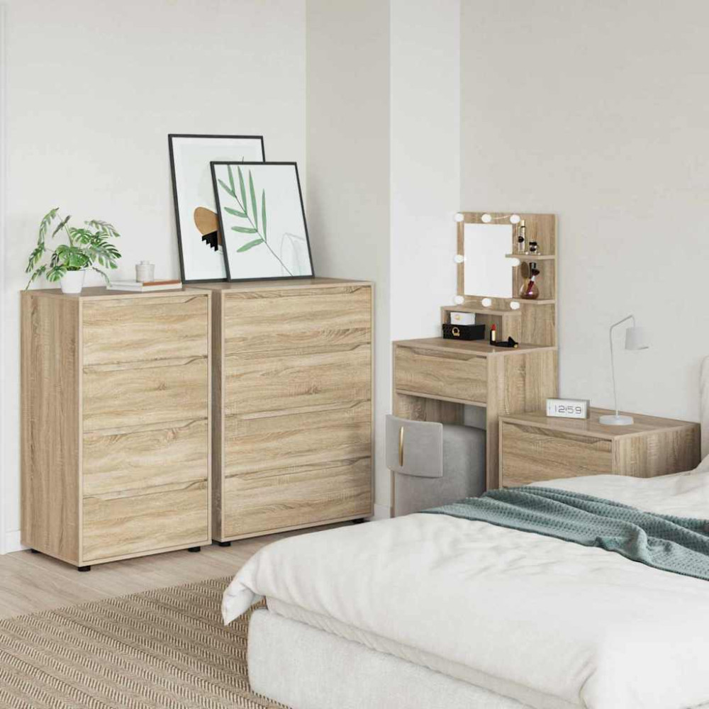 Produktbild för Förvaringsskåp Sonoma-ek 60 x 48 x 105 cm Konstruerat trä