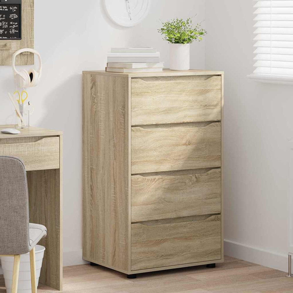 Produktbild för Förvaringsskåp Sonoma-ek 60 x 48 x 105 cm Konstruerat trä