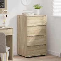 Produktbild för Förvaringsskåp Sonoma-ek 60 x 48 x 105 cm Konstruerat trä