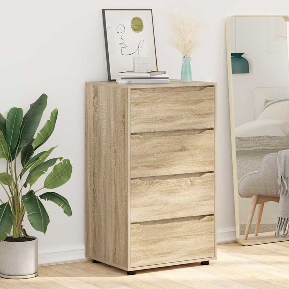 Produktbild för Förvaringsskåp Sonoma-ek 60 x 48 x 105 cm Konstruerat trä