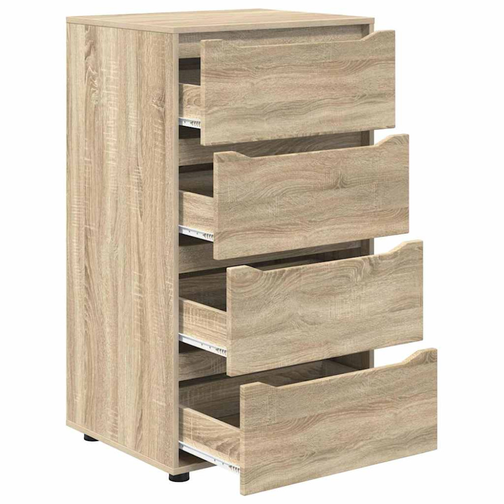 Produktbild för Förvaringsskåp Sonoma-ek 60 x 48 x 105 cm Konstruerat trä