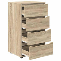Produktbild för Förvaringsskåp Sonoma-ek 60 x 48 x 105 cm Konstruerat trä