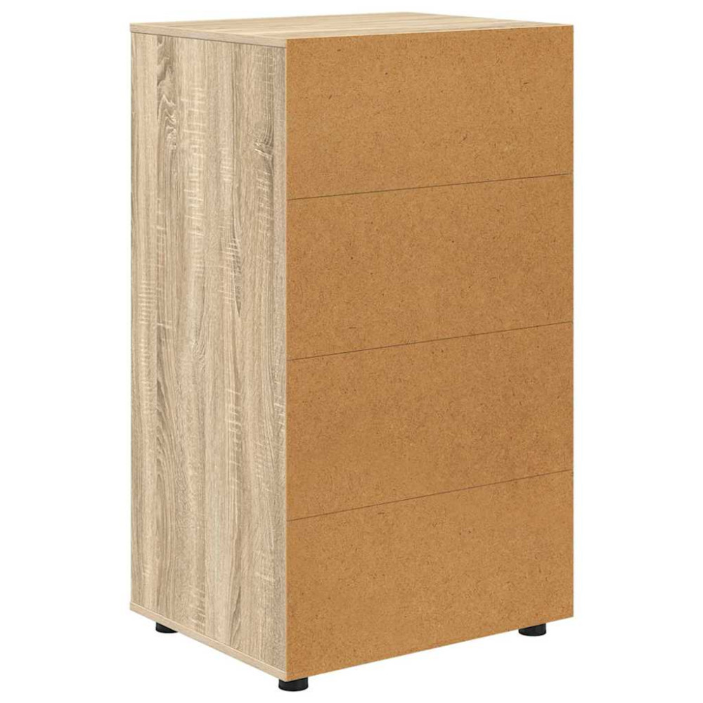 Produktbild för Förvaringsskåp Sonoma-ek 60 x 48 x 105 cm Konstruerat trä