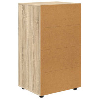 Produktbild för Förvaringsskåp Sonoma-ek 60 x 48 x 105 cm Konstruerat trä