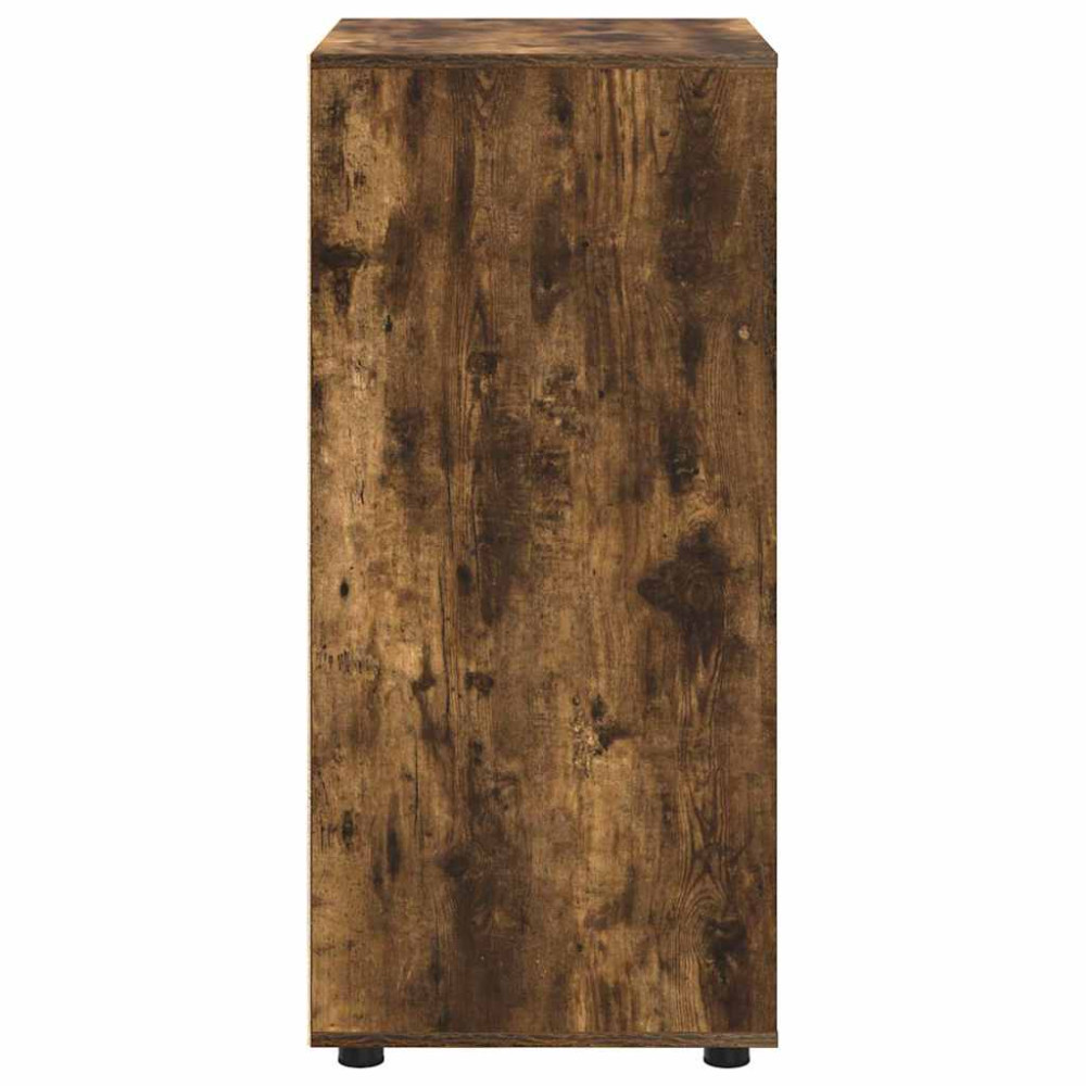 Produktbild för Förvaringsskåp Rökt ek 60 x 48 x 105 cm Konstruerat trä
