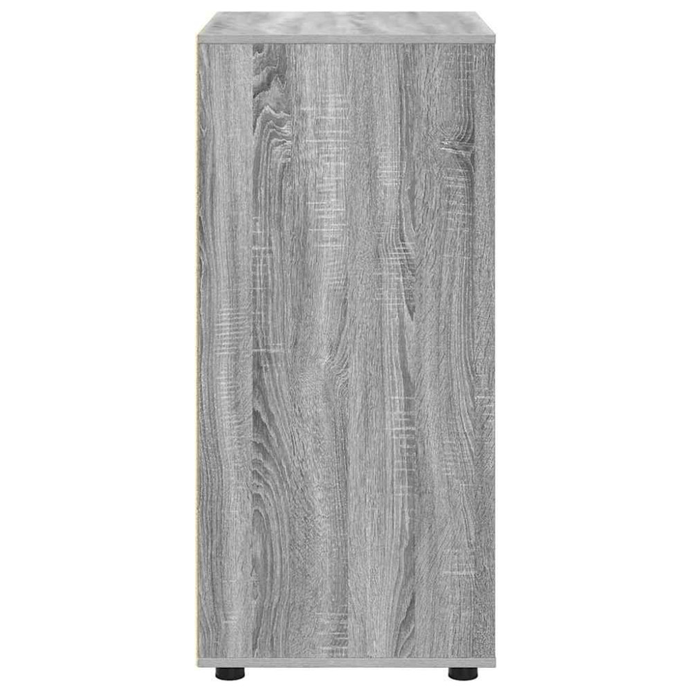 Produktbild för Förvaringsskåp Grå Sonoma 60 x 48 x 105 cm Konstruerat trä