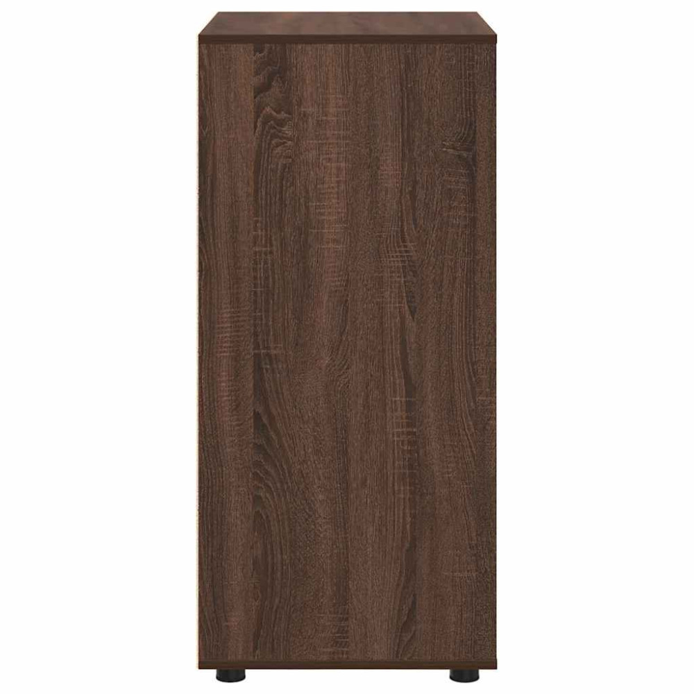 Produktbild för Förvaringsskåp Brun Ek 60 x 48 x 105 cm Konstruerat trä