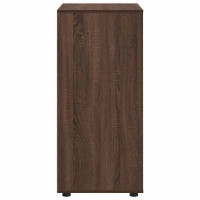 Produktbild för Förvaringsskåp Brun Ek 60 x 48 x 105 cm Konstruerat trä