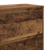 Produktbild för Förvaringsskåp Gammalt trä 60 x 48 x 105 cm Konstruerat trä