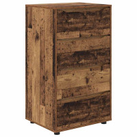 Produktbild för Förvaringsskåp Gammalt trä 60 x 48 x 105 cm Konstruerat trä