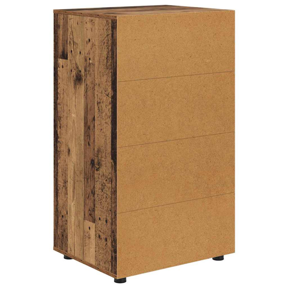Produktbild för Förvaringsskåp Gammalt trä 60 x 48 x 105 cm Konstruerat trä