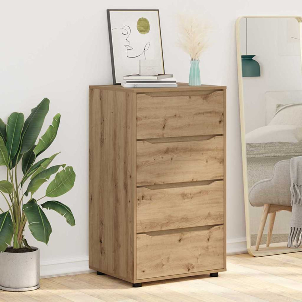 Produktbild för Förvaringsskåp Artisan Ek 60 x 48 x 105 cm Konstruerat trä