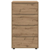 Produktbild för Förvaringsskåp Artisan Ek 60 x 48 x 105 cm Konstruerat trä
