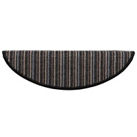 Produktbild för Självhäftande trappmattor 15 pcs Antracit 56 x 17 x 3 cm