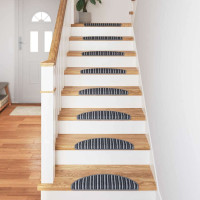 Produktbild för Självhäftande trappmattor 15 pcs Grå 56 x 17 x 3 cm