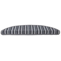 Produktbild för Självhäftande trappmattor 15 pcs Grå 56 x 17 x 3 cm