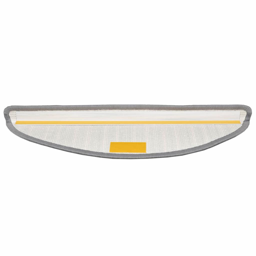 Produktbild för Självhäftande trappmattor 15 pcs Grå 56 x 17 x 3 cm