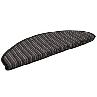 Produktbild för Självhäftande trappmattor 15 pcs Antracit 65 x 21 x 4 cm