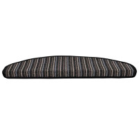 Produktbild för Självhäftande trappmattor 15 pcs Antracit 65 x 21 x 4 cm