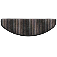Produktbild för Självhäftande trappmattor 15 pcs Antracit 65 x 21 x 4 cm