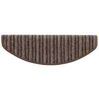 Produktbild för Självhäftande trappmattor 15 pcs Brun 65 x 21 x 4 cm