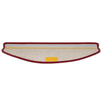 Produktbild för Självhäftande trappmattor 15 pcs Röd 65 x 21 x 4 cm