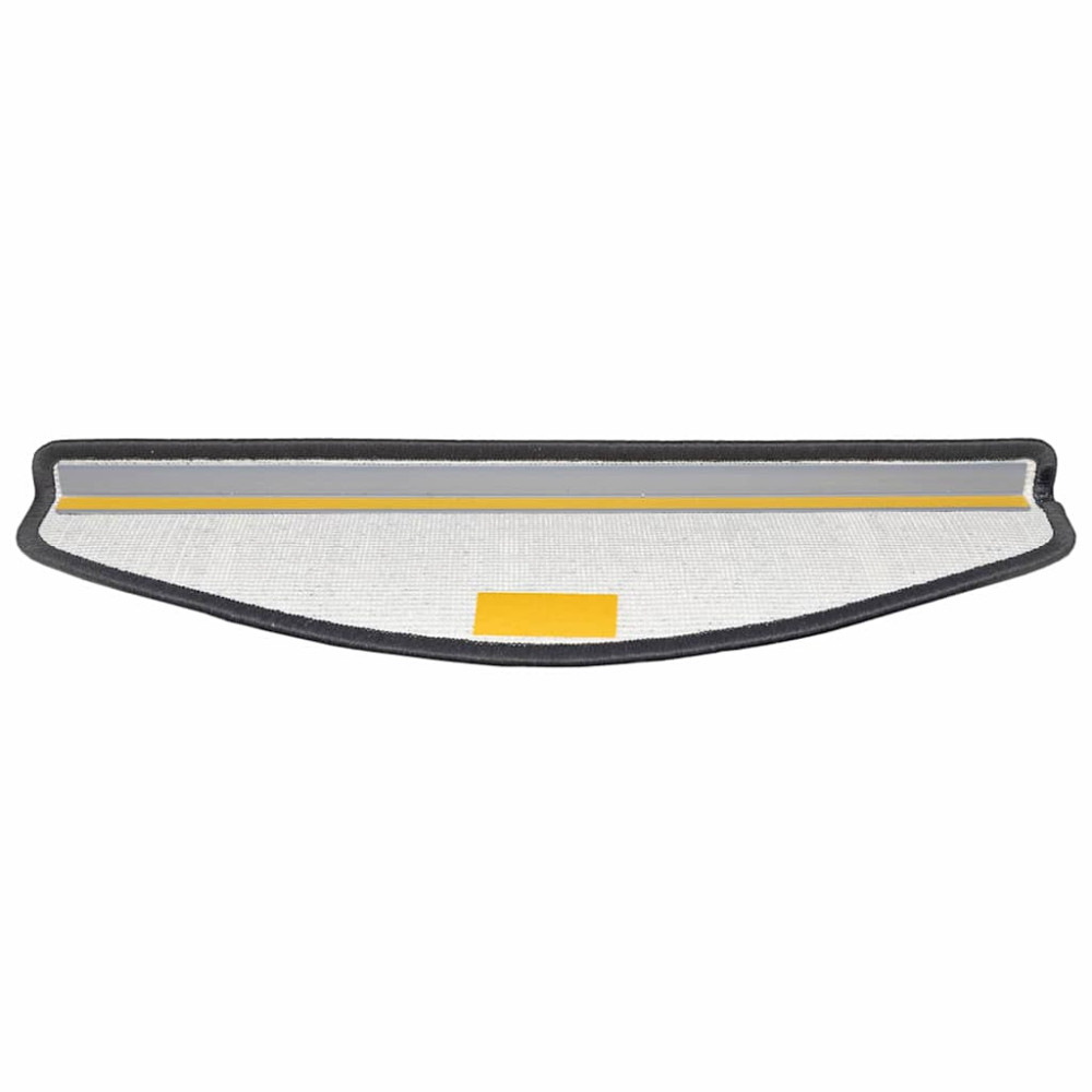 Produktbild för Självhäftande trappmattor 15 pcs Antracit 65 x 21 x 4 cm