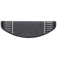 Produktbild för Självhäftande trappmattor 15 pcs Antracit 65 x 21 x 4 cm