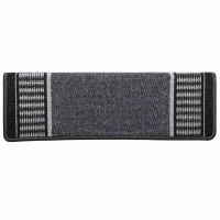 Produktbild för Självhäftande trappmattor 15 pcs Antracit 65 x 21 x 4 cm