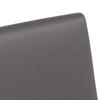Produktbild för Matstolar med hjul 2 pcs Grå 57 x 66 x 94 cm Konstläder
