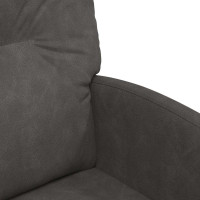 Produktbild för Matstolar med hjul 2 pcs Svart 57 x 67 x 95 cm Konstläder
