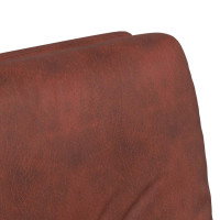 Produktbild för Matstolar med hjul med hjul 2 pcs Skinande brun 57 x 67 x 95 cm