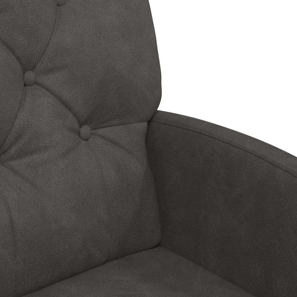 Produktbild för Matstolar med hjul 2 pcs Svart 58 x 67 x 97 cm Konstläder