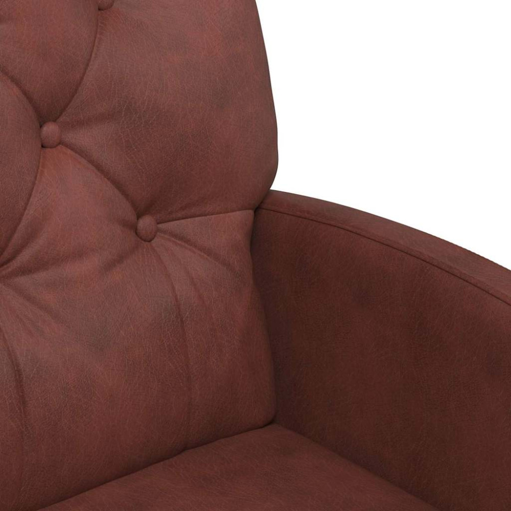Produktbild för Matstolar med hjul med hjul 2 pcs Skinande brun 58 x 67 x 97 cm