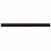 Produktbild för Självhäftande dörrborstlist 6 pcs Brun 100 cm Aluminiumlegering